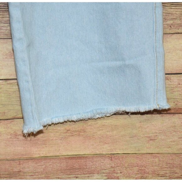 Cute Universal Thread Paper Bag Waist Light Wash Jeans Wide Leg Ladies 18 36x26 - Picture 5 of 11